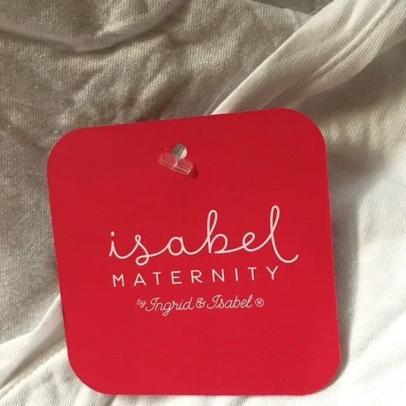 Set of 3 ISABEL MATERNITY Short Sleeve V-Neck Side Shirred Maternity Tees NEW!! - Picture 5 of 7